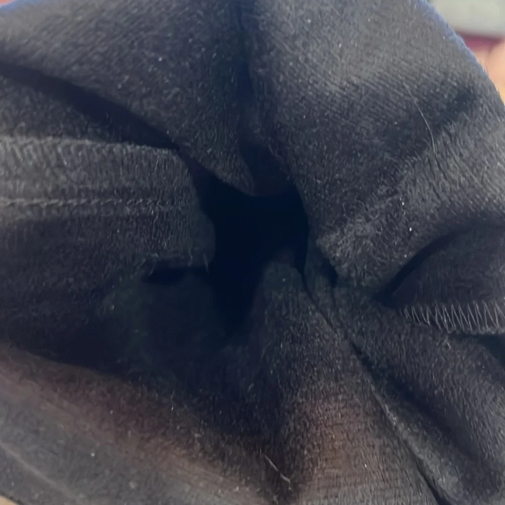 NWT Gap slim high rise 30/10 Short Black Faux Leather Pants $90 - Picture 8 of 8